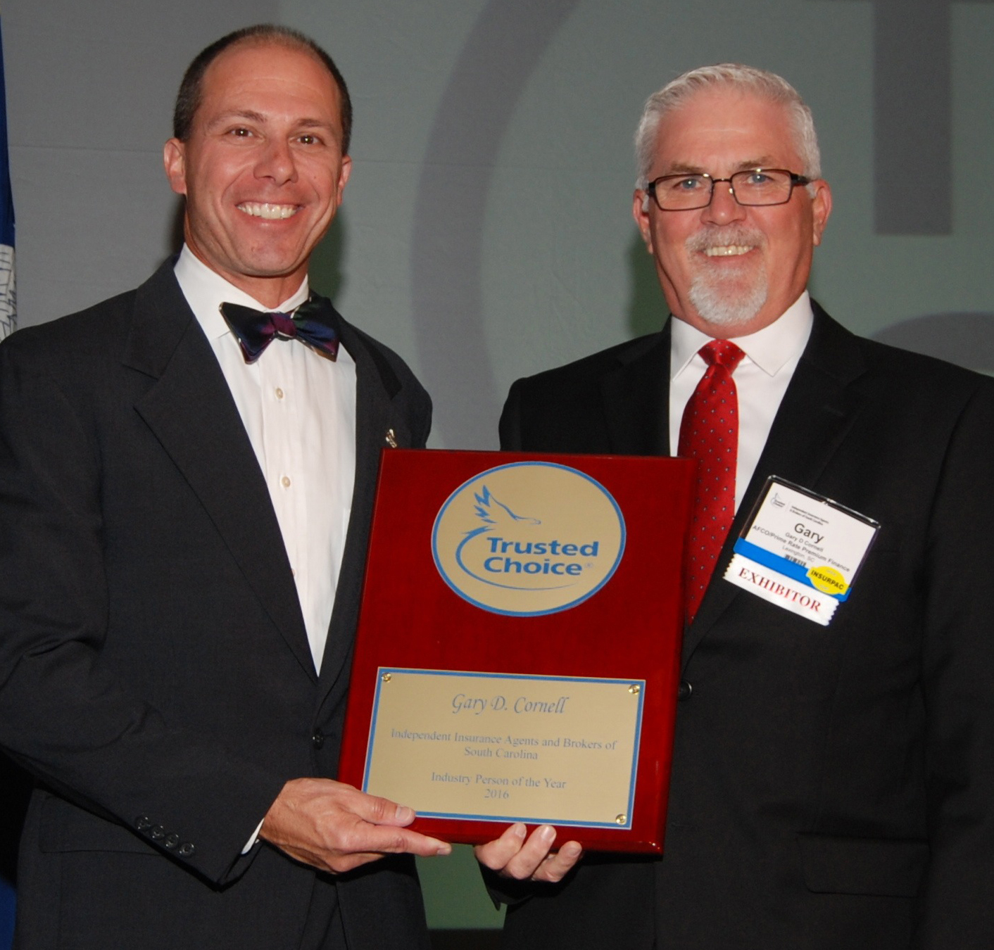 Gary Cornell of AFCO/Prime Rate Premium Finance is the IIABSC Industry Person of the Year