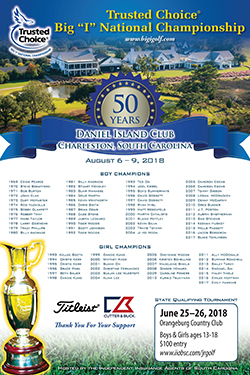 National Championship poster features Daniel Island Golf Club, location of 2018 tournament hosted by IIABSC