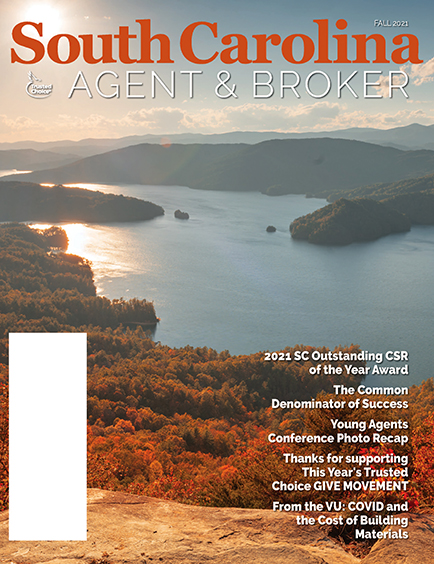 Cover features overlook on Lake Jocassee in upstate South Carolina.