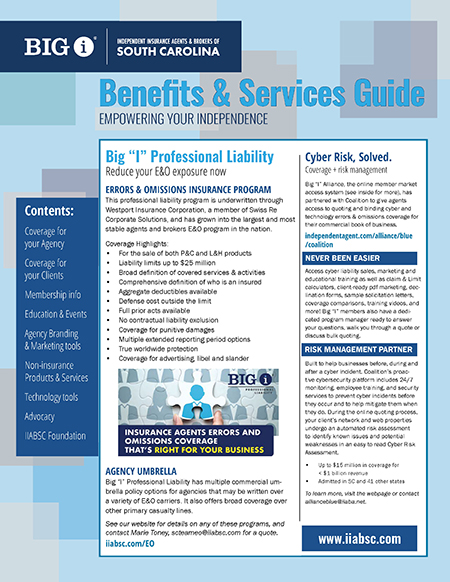 Benefits & Services Guide cover